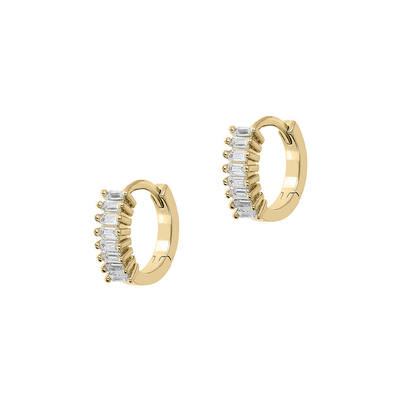 Mini Baguette Earrings Colorful