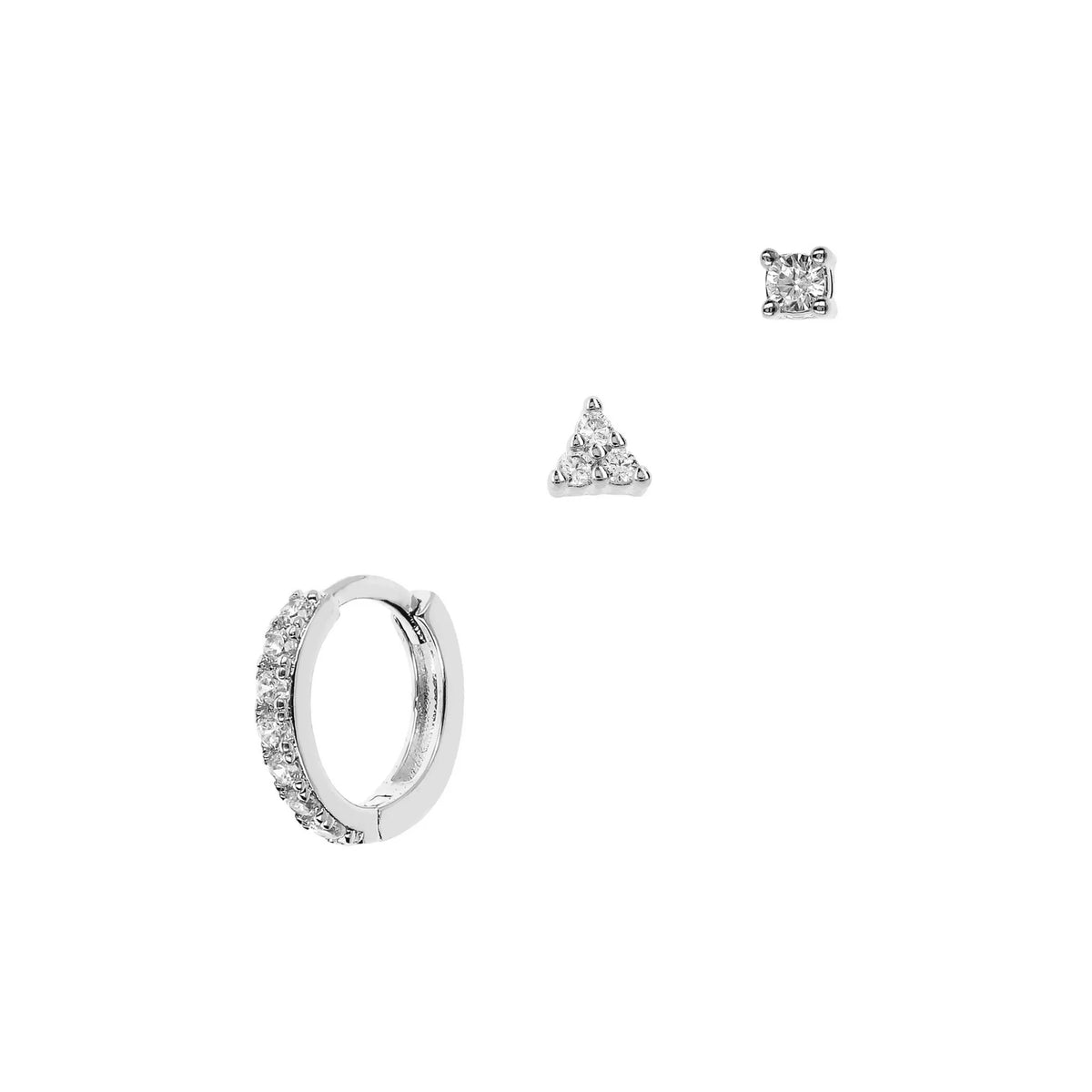 Set di 3 mini Orecchini - L DI LINDA