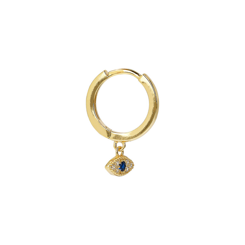 Set of 3 Mini Blue Eye Earrings
