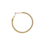 Zircon Hoop Earrings
