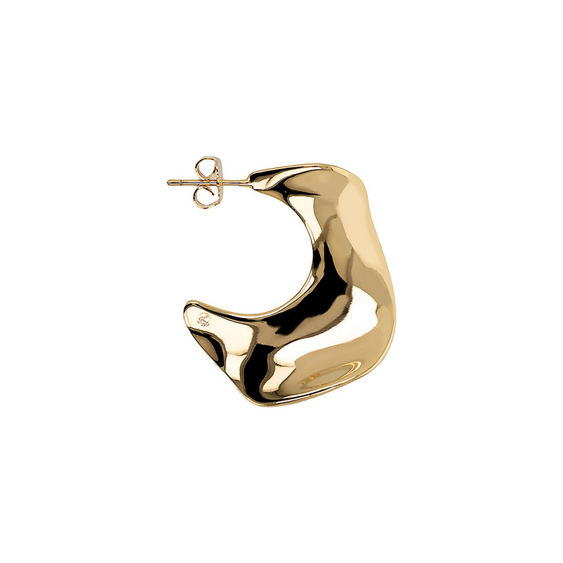 Original semi-circle shaped earrings