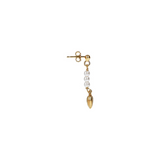 Pearl and Heart Earrings