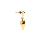 Graduated Earrings 2 Hanging Hearts