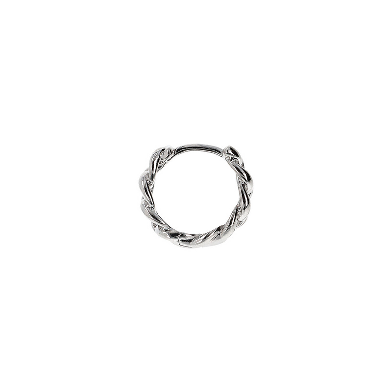 Small Chain Hoop Earrings