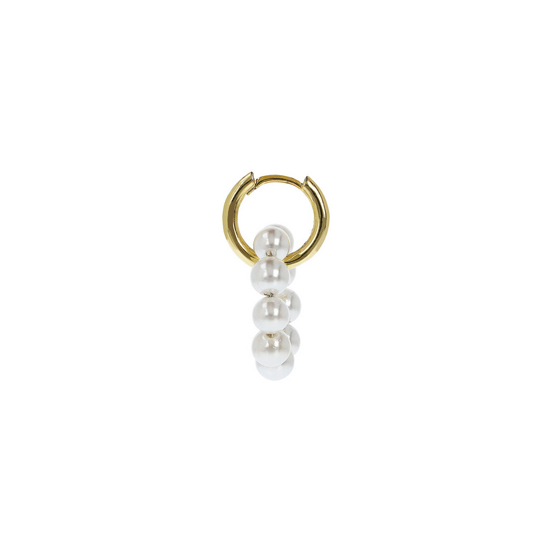 Pearl Hoop Earrings