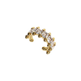 Square Zircon Ear Cuff Earring