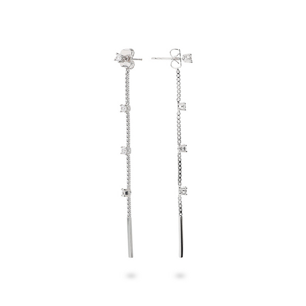 Zirconia Waterfall Earrings