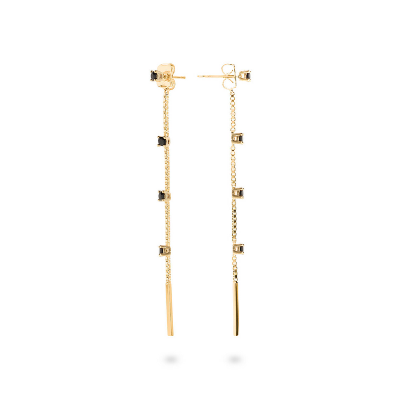Colorful Zircon Stones Waterfall Earrings