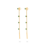 Colorful Zircon Stones Waterfall Earrings