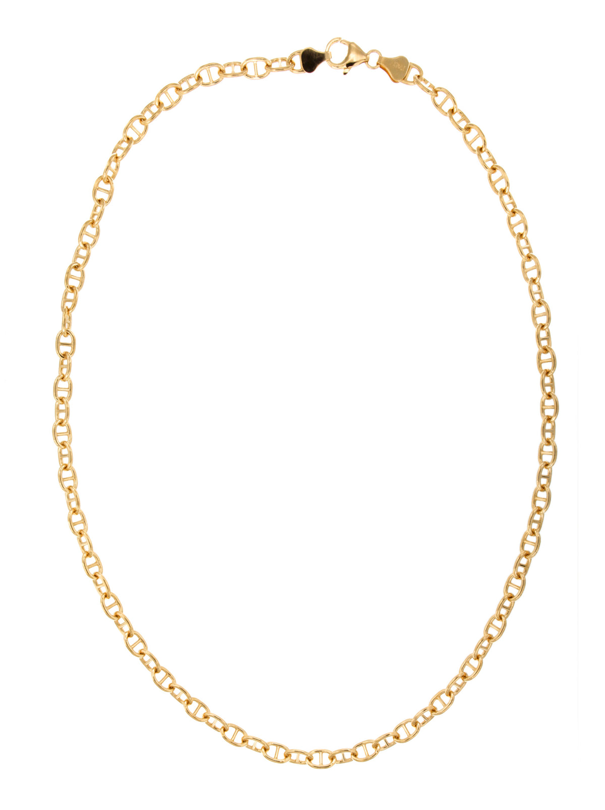 Collana Catena Intrecciata – Oro Giallo