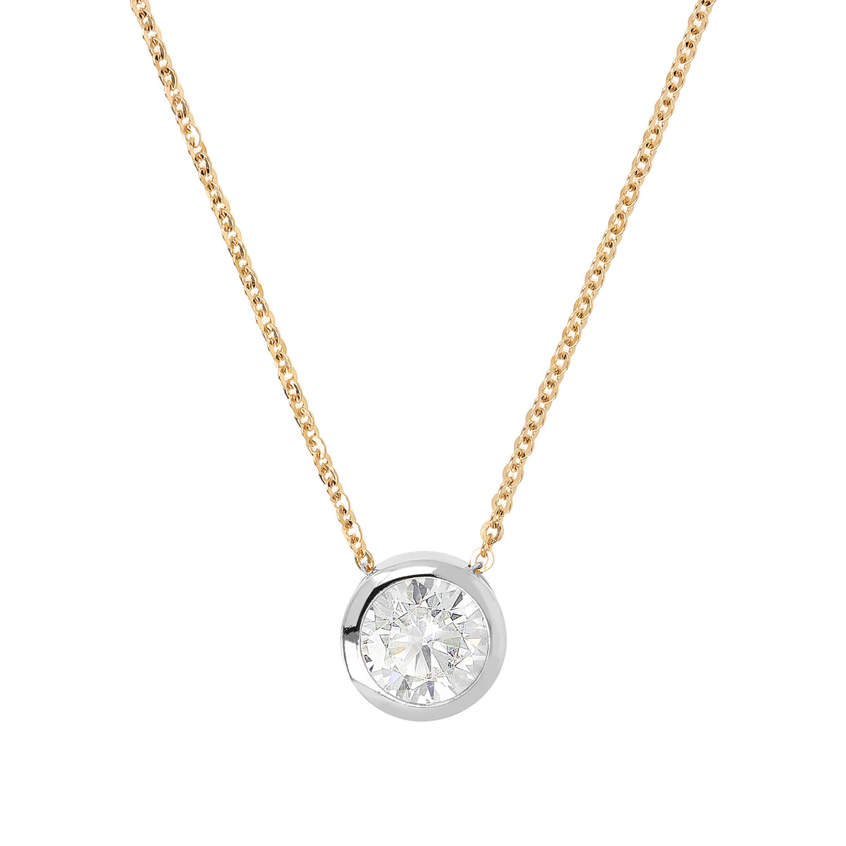 Collana Punto Luce Bicolor