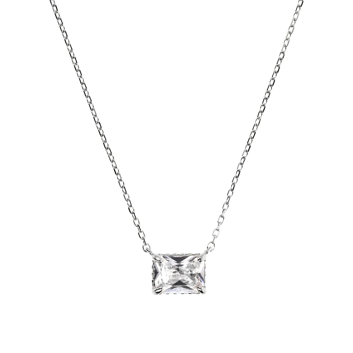 Collana con pietra Baguette rettangolare - L DI LINDA