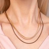 Collana Multifilo Snake Chiusura Magnetica