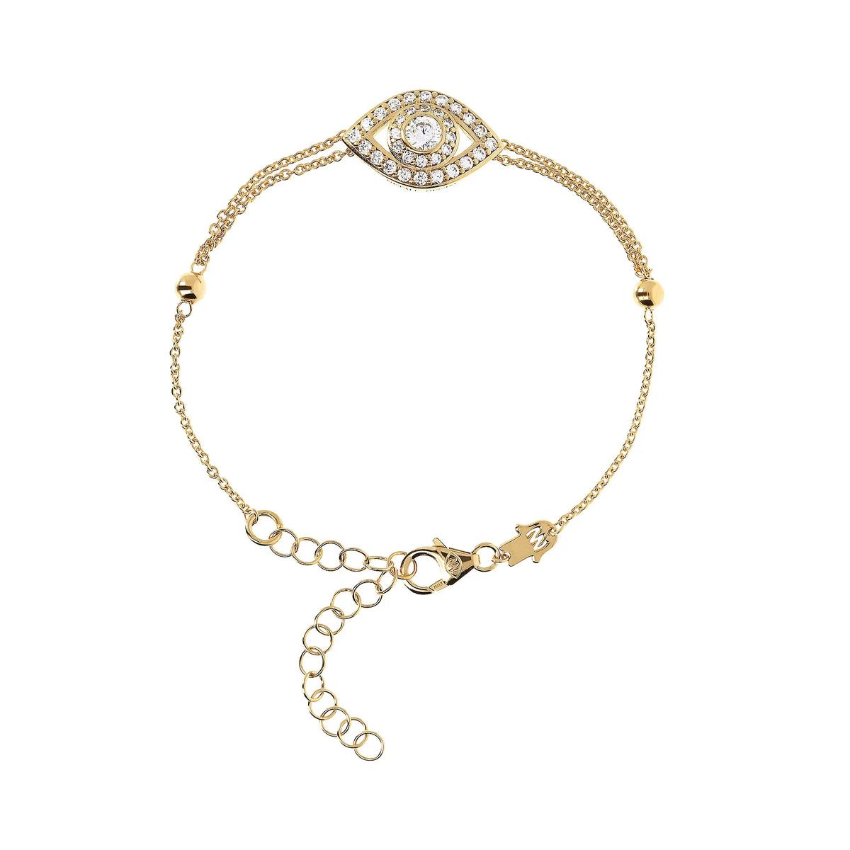 Bracciale Occhio con Zirconi - L DI LINDA