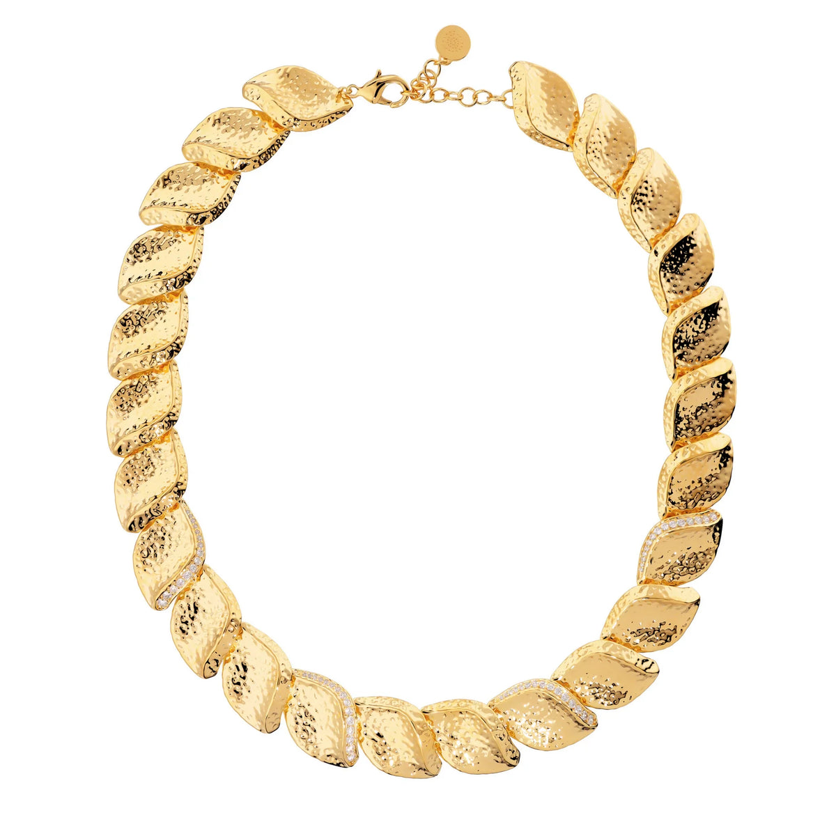 Collana Girocollo con Foglie Dorate - L DI LINDA