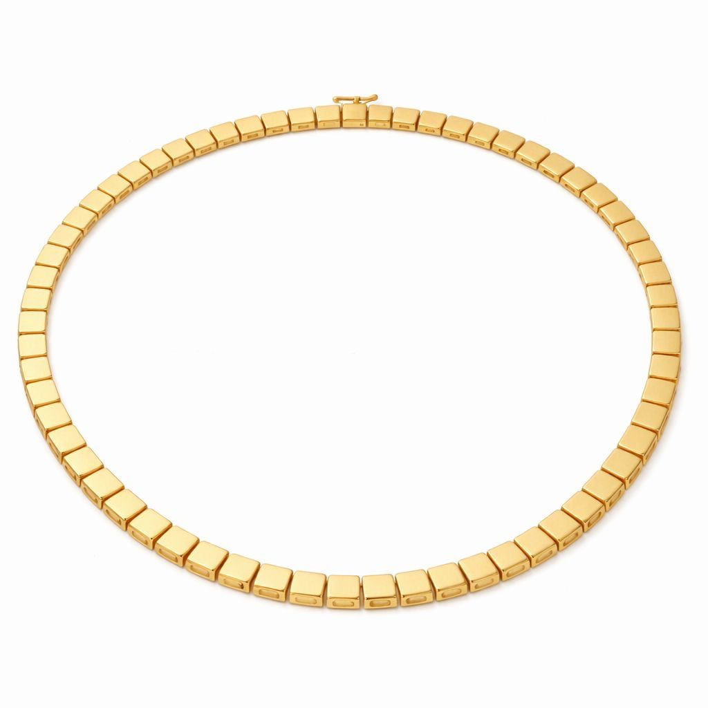 Collana Cubi Piatta - L DI LINDA