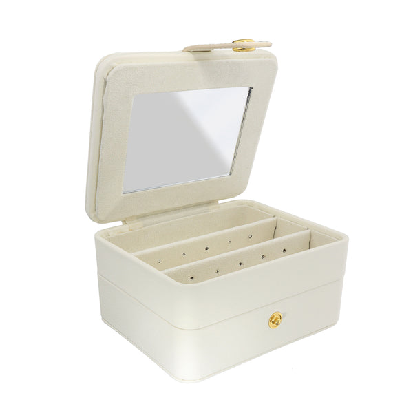 Portagioie Bianco con Specchio