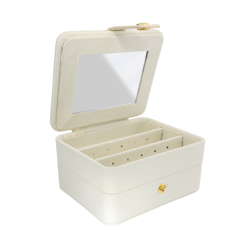 Portagioie Bianco con Specchio