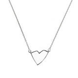 Glitter or Red Heart Necklace by Netali Nissim