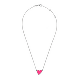Glitter or Red Heart Necklace by Netali Nissim