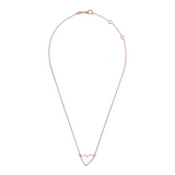 Glitter or Red Heart Necklace by Netali Nissim