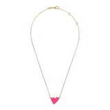 Glitter or Red Heart Necklace by Netali Nissim