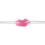 Red Mouth Bracelet Large Size by Netali Nissim