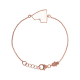 Enamel Heart Bracelet – Small Size by Netali Nissim