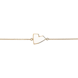Enamel Heart Bracelet – Small Size by Netali Nissim