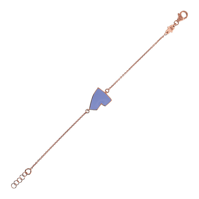 Enamel Heart Bracelet – Small Size by Netali Nissim