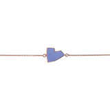 Enamel Heart Bracelet – Small Size by Netali Nissim