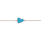 Enamel Heart Bracelet – Small Size by Netali Nissim