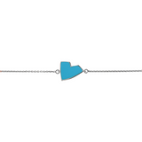 Enamel Heart Bracelet – Small Size by Netali Nissim