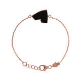 Enamel Heart Bracelet – Small Size by Netali Nissim
