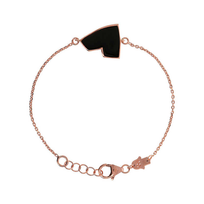 Enamel Heart Bracelet – Small Size by Netali Nissim