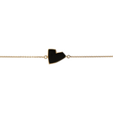 Enamel Heart Bracelet – Small Size by Netali Nissim