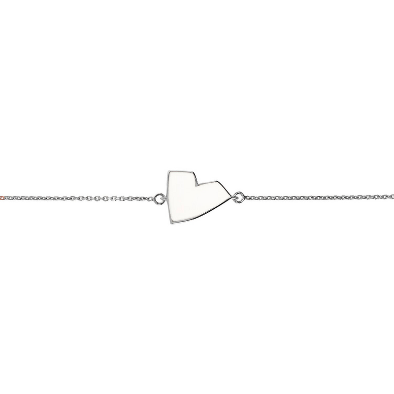 Enamel Heart Bracelet – Small Size by Netali Nissim
