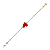 Enamel Heart Bracelet – Small Size by Netali Nissim