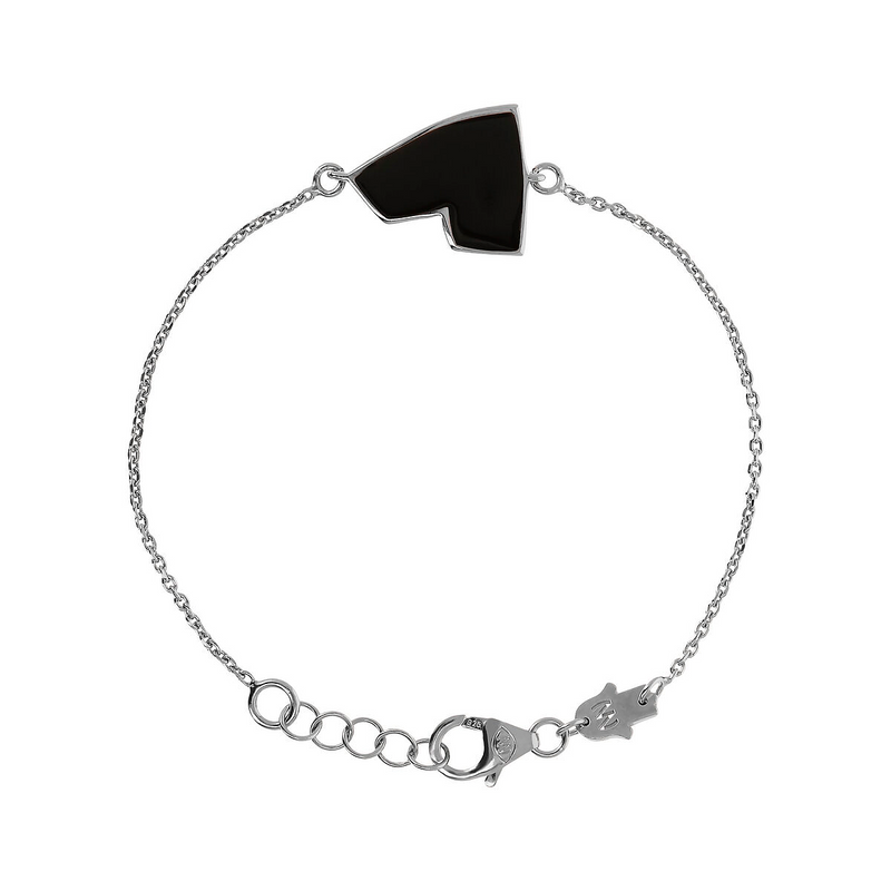 Enamel Heart Bracelet – Small Size by Netali Nissim