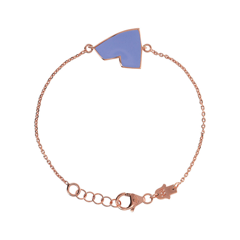 Enamel Heart Bracelet – Small Size by Netali Nissim