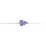 Enamel Heart Bracelet – Small Size by Netali Nissim