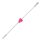 Enamel Heart Bracelet – Small Size by Netali Nissim