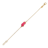 Red Mouth Bracelet Small Size by Netali Nissim