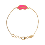 Red Mouth Bracelet Small Size by Netali Nissim