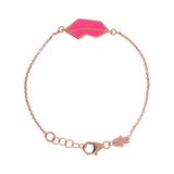 Red Mouth Bracelet Small Size by Netali Nissim