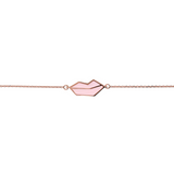 Red Mouth Bracelet Small Size by Netali Nissim