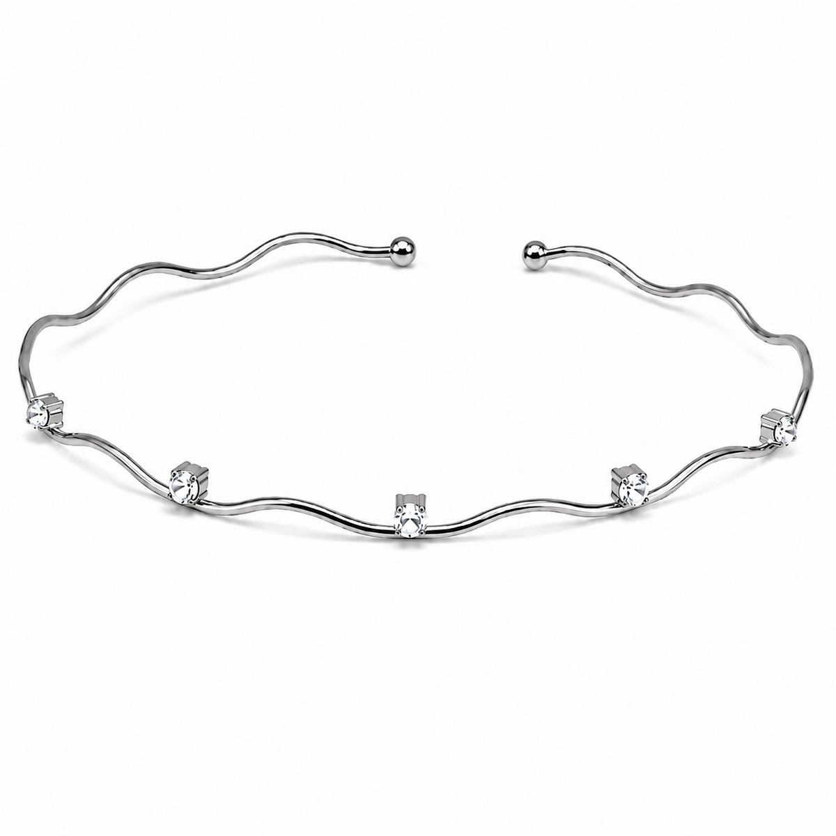 Collana Rigida Onde di Luce