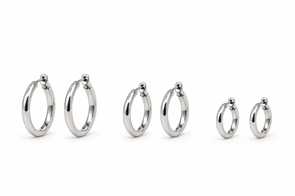Set Orecchini Trio Hoop