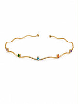 Collana Rigida Onde di Luce