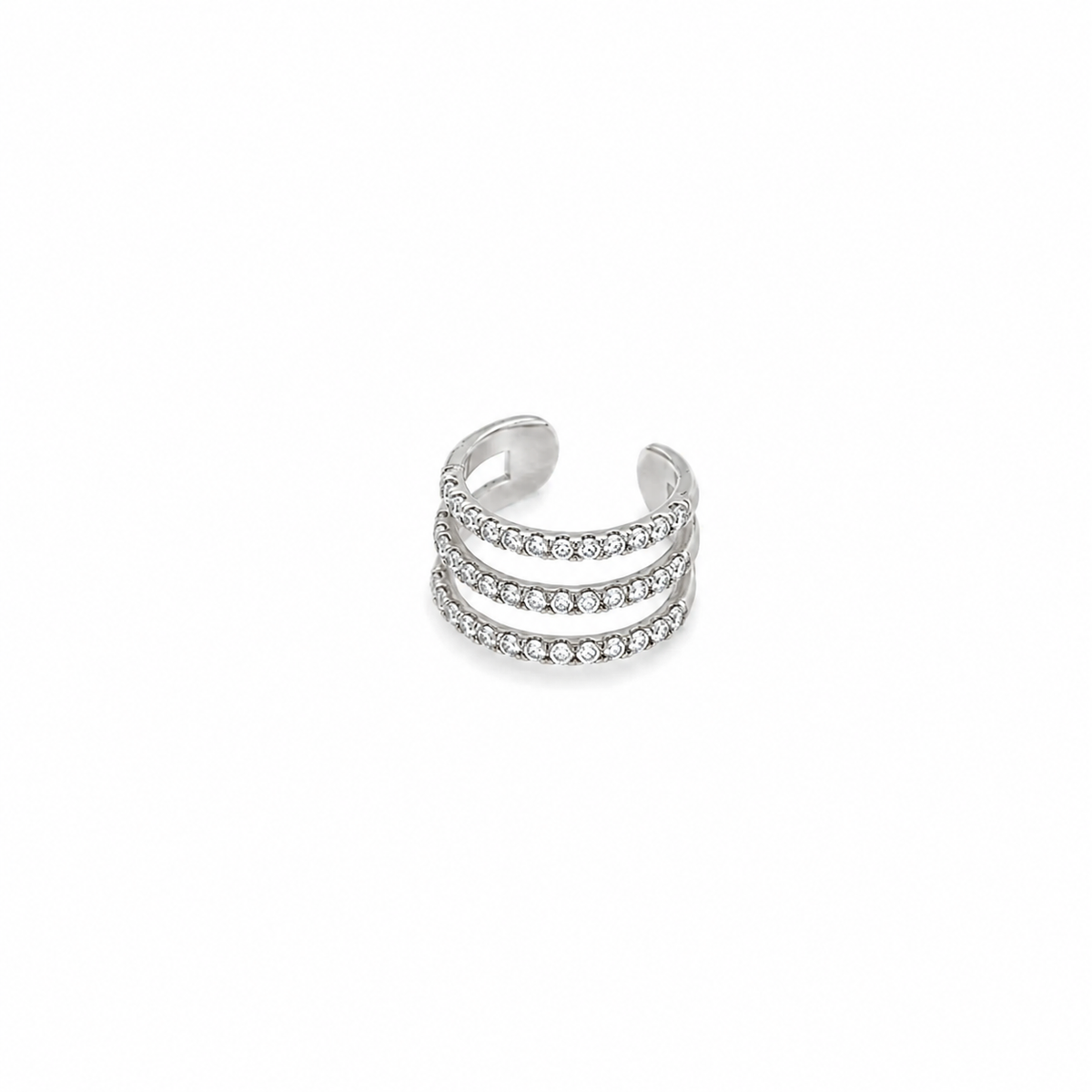 Orecchino Ear Cuff 3 file zirconate
